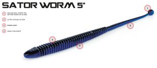 MOLIX SATOR WORM 5'