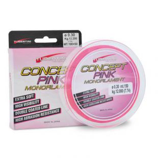 tubertini monofilo 1000 mt concept pink