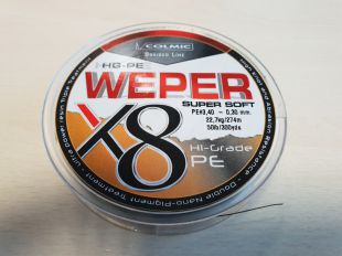 colmic weper super soft x8 treccia 300 yd